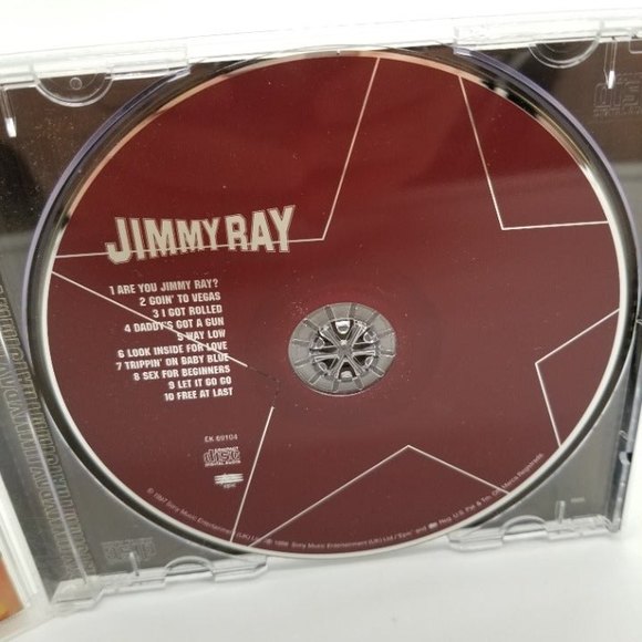 Vintage Music CD 90s Jimmy Ray Sony Music Entertainment Alt Indie - Picture 4 of 5